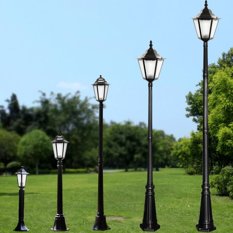 Ál-efni Einlampa Post Street Garden Post Lamp Lantern