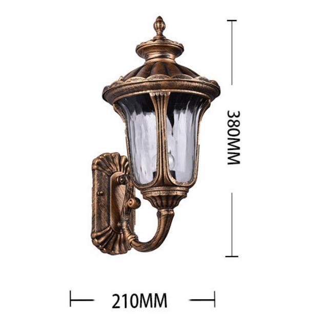 Rustic E27 Socket Retro Metal External Bracket Lamp